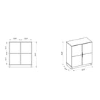 4-Shelf Storage Cabinet