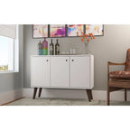 Manhattan Comfort Bromma 35.43 Buffet Stand with 3 Shelves and 3 Doors