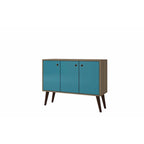 35.43" Buffet Stand with 3 Shelves and 3 Doors