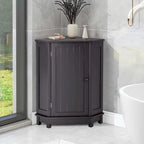 Corner Bathroom Cabinet with Two Shelves