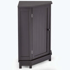 Corner Bathroom Cabinet with Two Shelves