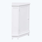 Corner Bathroom Cabinet with Two Shelves
