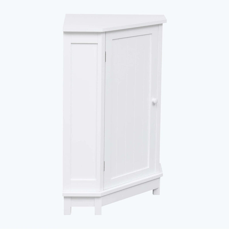 Corner Bathroom Cabinet with Two Shelves