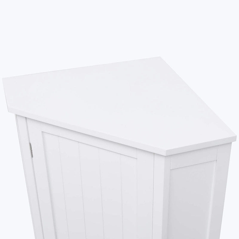 Corner Bathroom Cabinet with Two Shelves