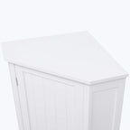 Corner Bathroom Cabinet with Two Shelves