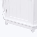 Corner Bathroom Cabinet with Two Shelves