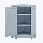 Corner Bathroom Cabinet with Two Shelves