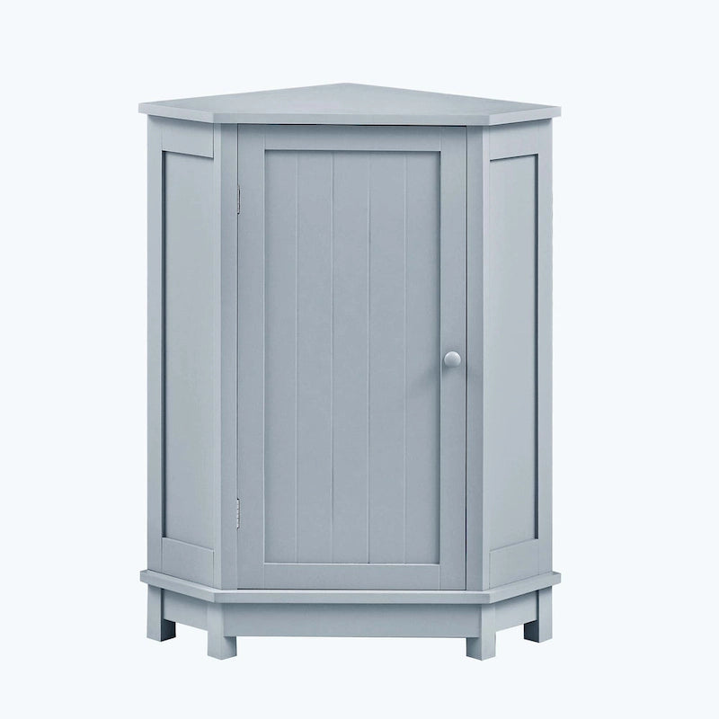 Corner Bathroom Cabinet with Two Shelves