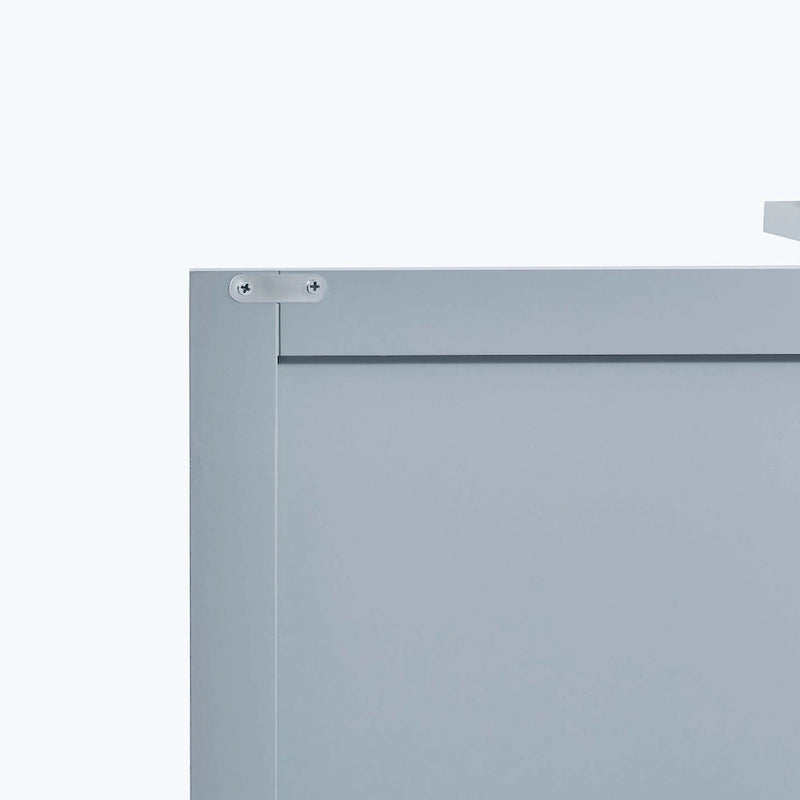 Corner Bathroom Cabinet with Two Shelves