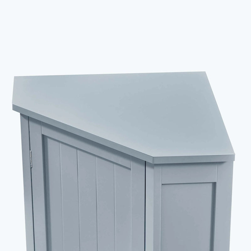 Corner Bathroom Cabinet with Two Shelves