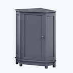 Corner Bathroom Cabinet with Two Shelves