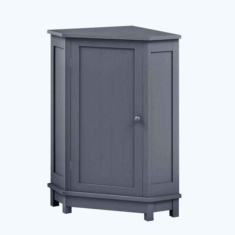 Corner Bathroom Cabinet with Two Shelves