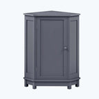 Corner Bathroom Cabinet with Two Shelves