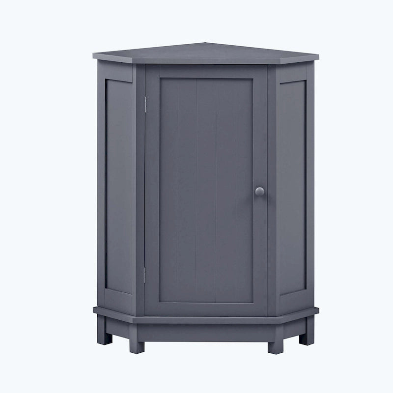 Corner Bathroom Cabinet with Two Shelves