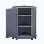 Corner Bathroom Cabinet with Two Shelves