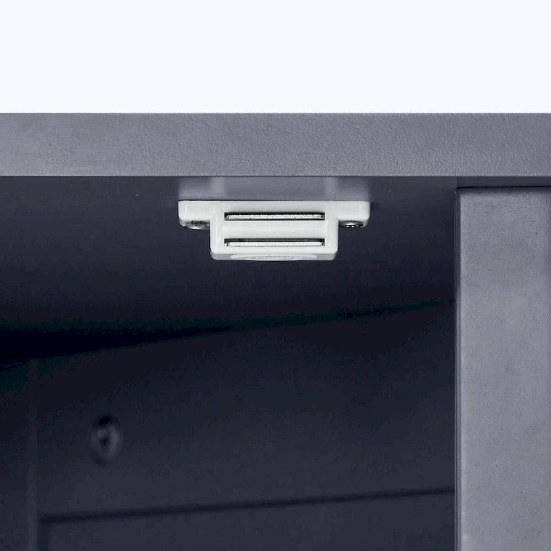 Corner Bathroom Cabinet with Two Shelves