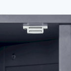 Corner Bathroom Cabinet with Two Shelves