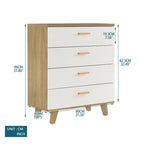 White Storage Cabinet with Drawers