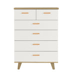 White Storage Cabinet with Drawers