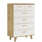 White Storage Cabinet with Drawers