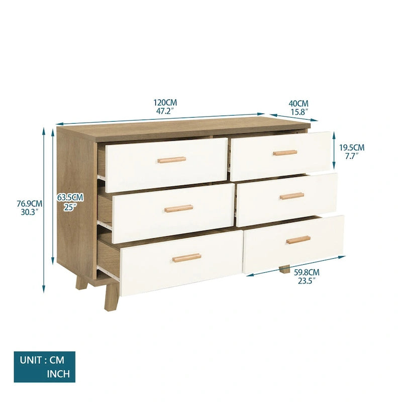 White Storage Cabinet with Drawers