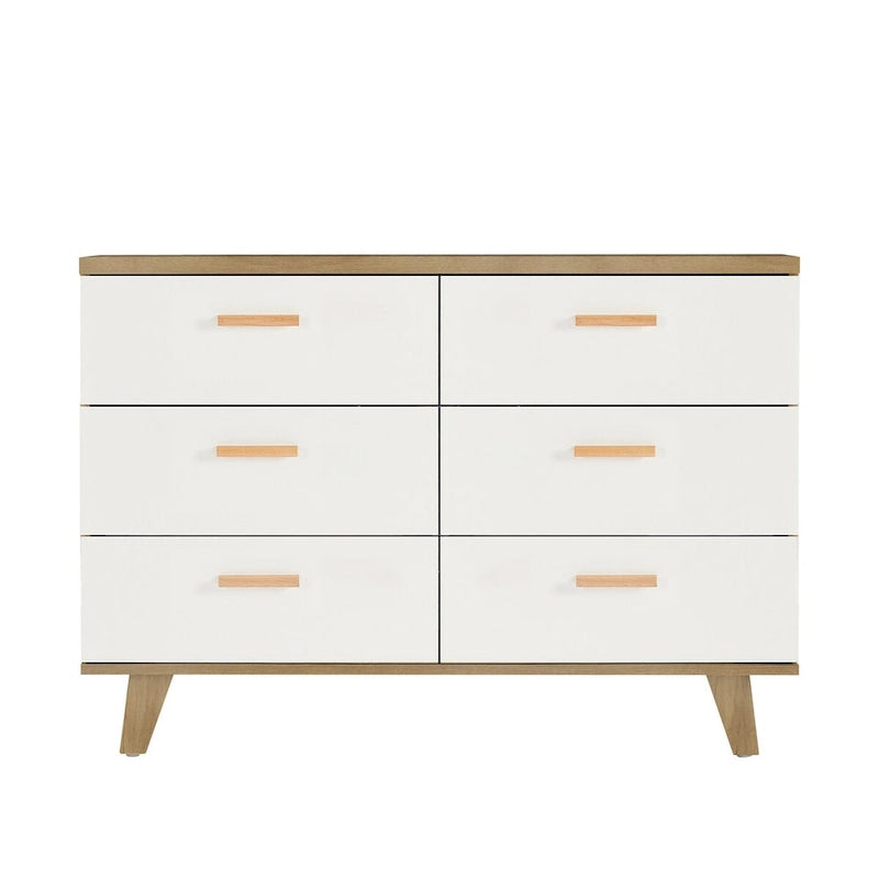 White Storage Cabinet with Drawers
