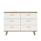White Storage Cabinet with Drawers