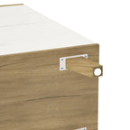 White Storage Cabinet with Drawers