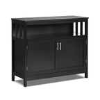 Buffet Sideboard Storage Cabinet with 2 Doors and Adjustable Shelf, 40 x 16 x 34 in