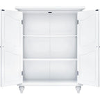 Freestanding Floor Storage Cabinet - 14D x 30W x 74.2H