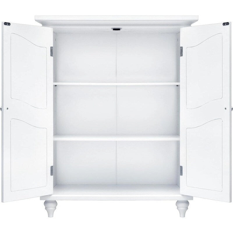 Freestanding Floor Storage Cabinet - 14D x 30W x 74.2H