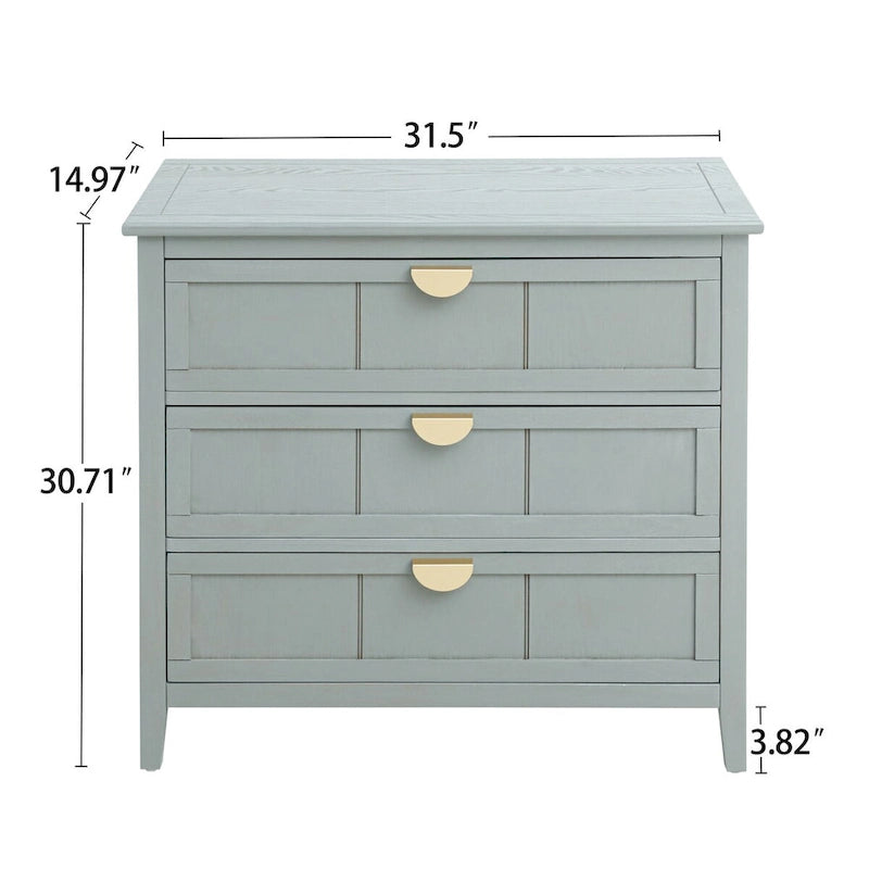 3-Drawer Storage Cabinet