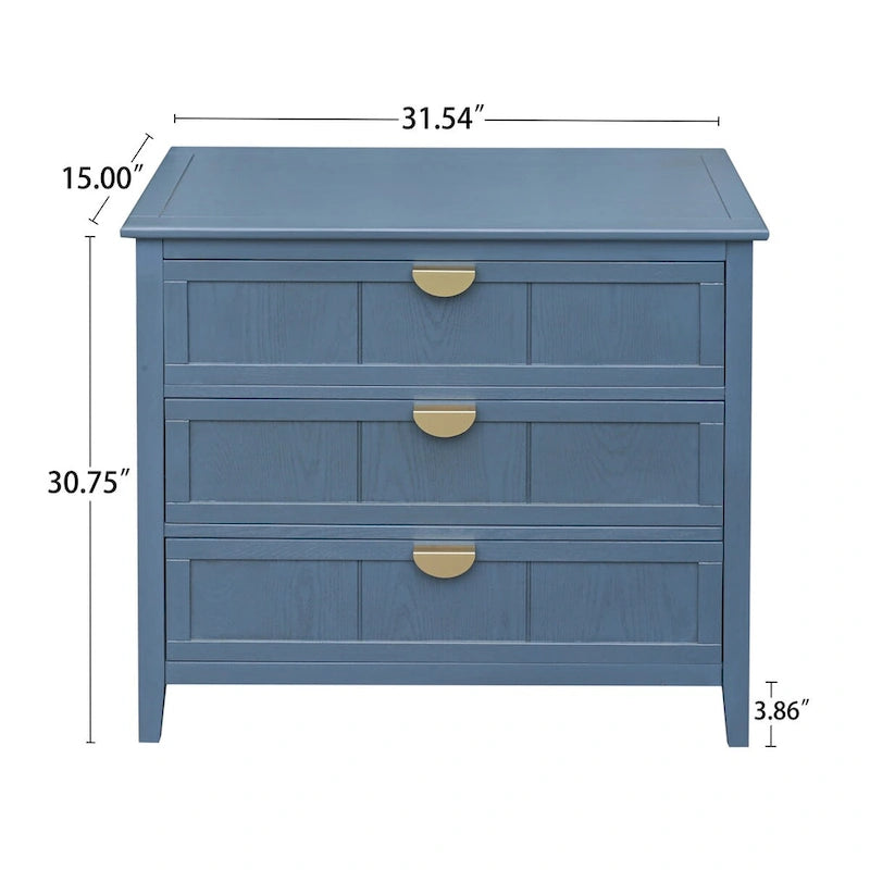3-Drawer Storage Cabinet