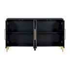4-Door Sideboard Cabinet with Adjustable Shelves, 60 inch