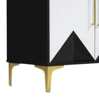 4-Door Sideboard Cabinet with Adjustable Shelves, 60 inch