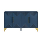 4-Door Sideboard Cabinet with Adjustable Shelves, 60 inch