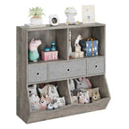 Kids Toy Storage Organizer with Bookcase
