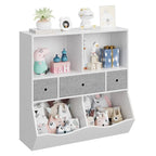 Kids Toy Storage Organizer with Bookcase