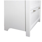 2-Drawer Lateral Filing Cabinet – Gray Oak and White Finish