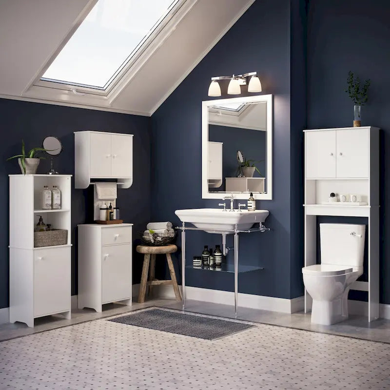 Over-the-Toilet Storage Cabinet - White
