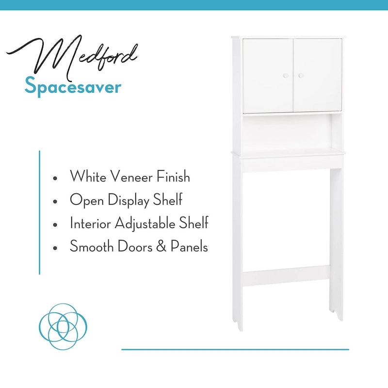 Over-the-Toilet Storage Cabinet - White