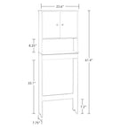 Over-the-Toilet Storage Cabinet - White