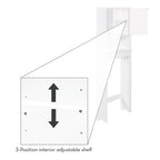 Over-the-Toilet Storage Cabinet - White