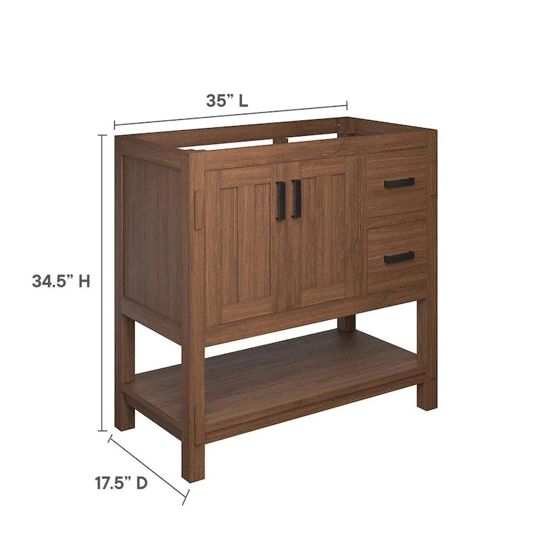 36" Wood Bathroom Vanity Cabinet (Sink Not Included)