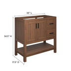 36" Wood Bathroom Vanity Cabinet (Sink Not Included)