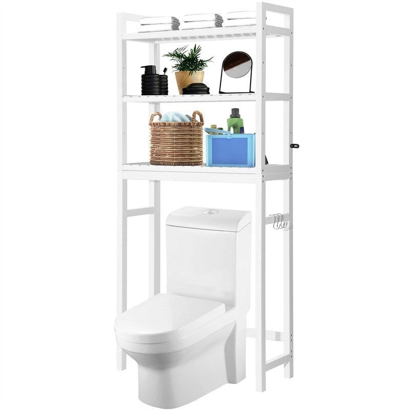 Over-the-Toilet Storage Cabinet with Adjustable Shelves