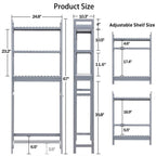 Over-the-Toilet Storage Cabinet with Adjustable Shelves