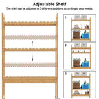 Over-the-Toilet Storage Cabinet with Adjustable Shelves