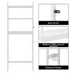 Over-the-Toilet Storage Cabinet with Adjustable Shelves