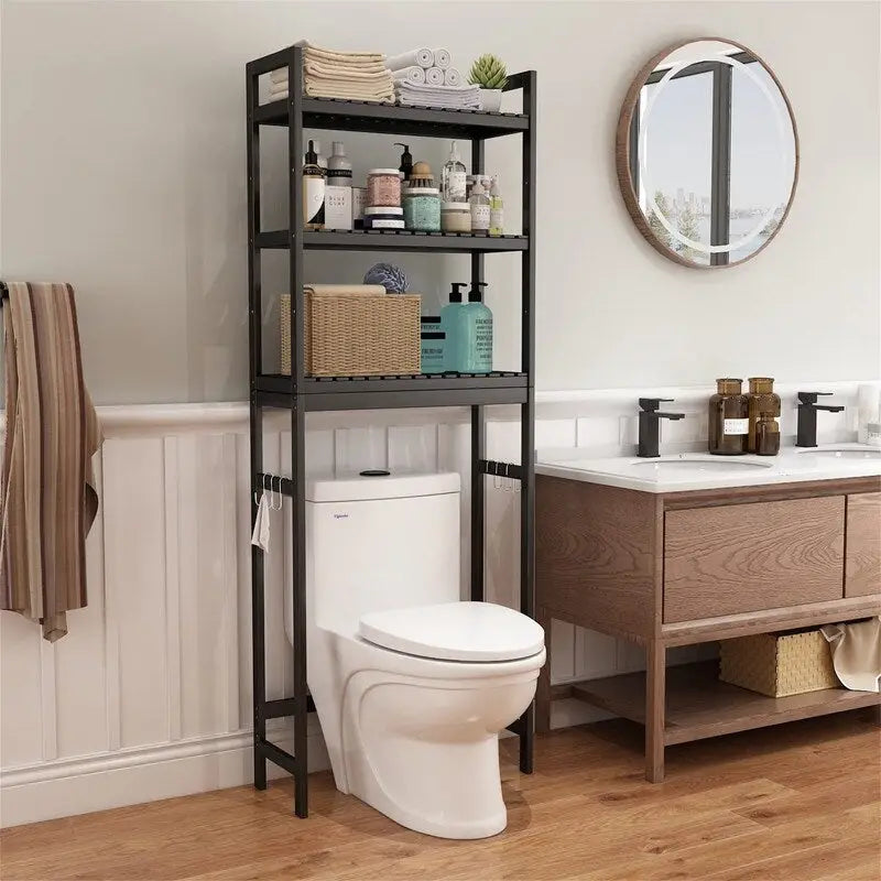 Over-the-Toilet Storage Cabinet with Adjustable Shelves
